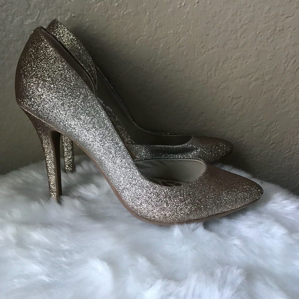 Juicy Couture glitter heels Size 6